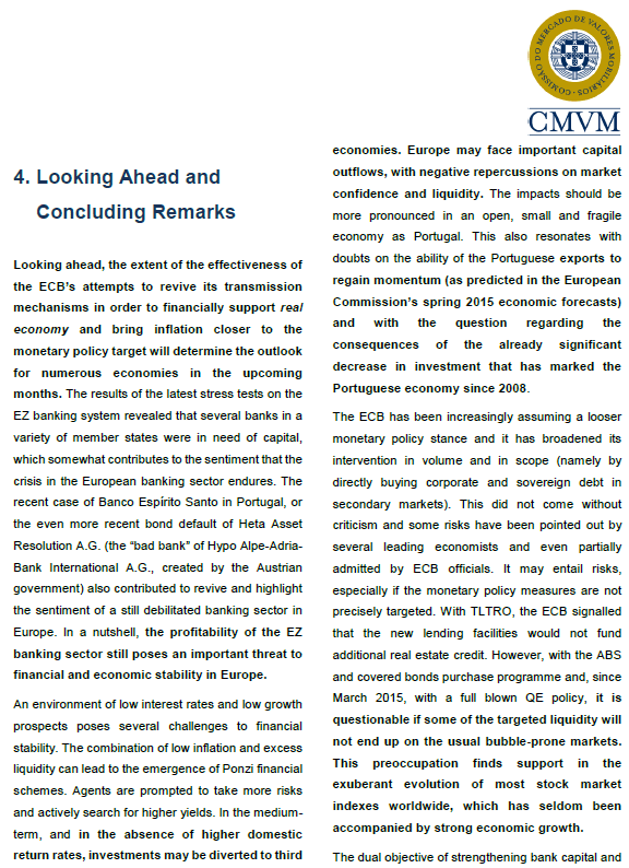 Risk outlook 2015