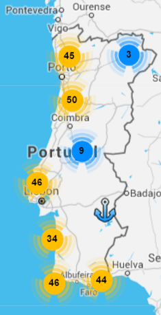 Praias com Bandeira Azul 2016
